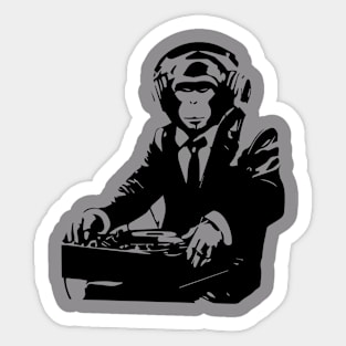 dj monkey Sticker